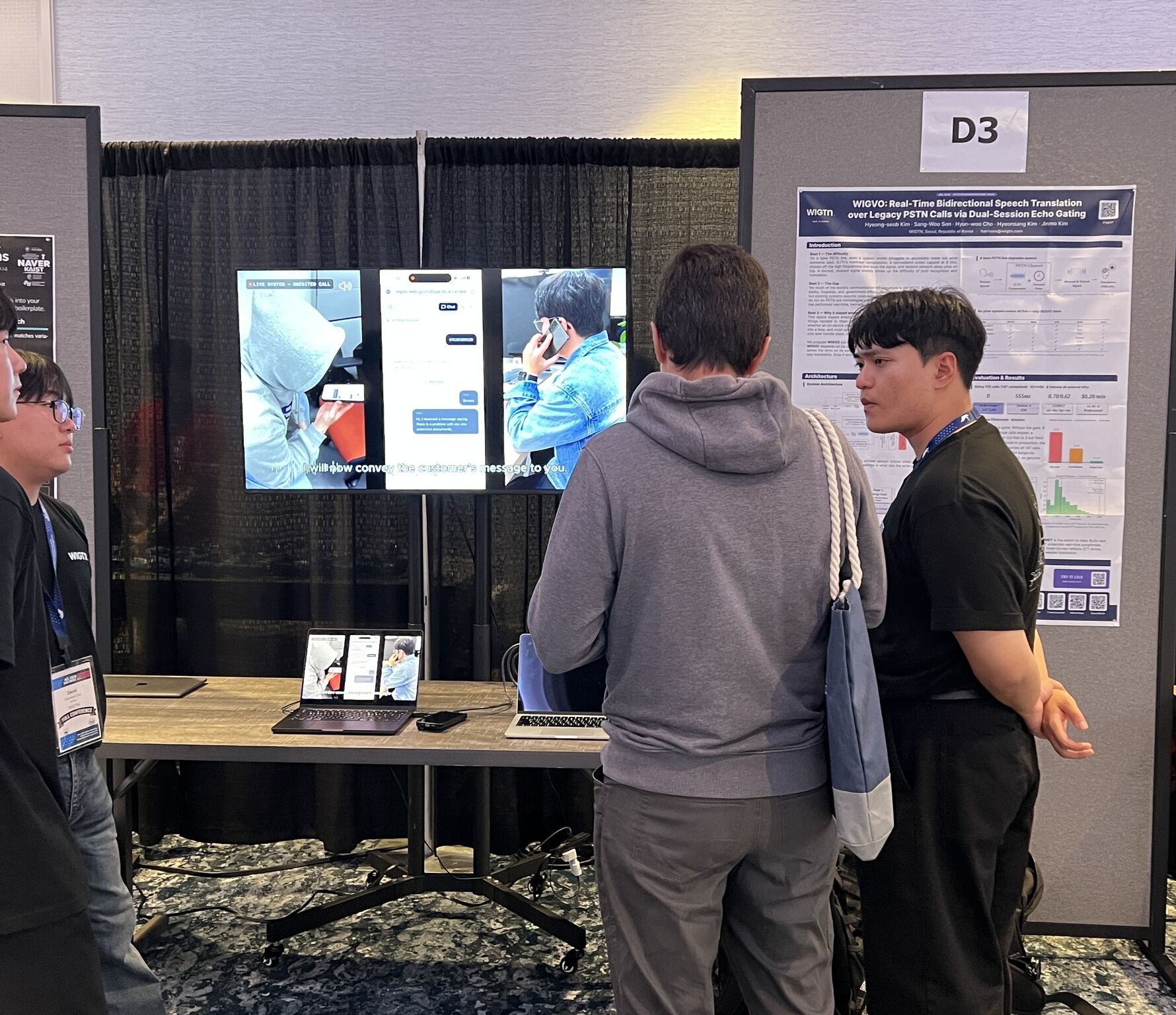 WIGVO paper discussion at the ACL 2026 booth